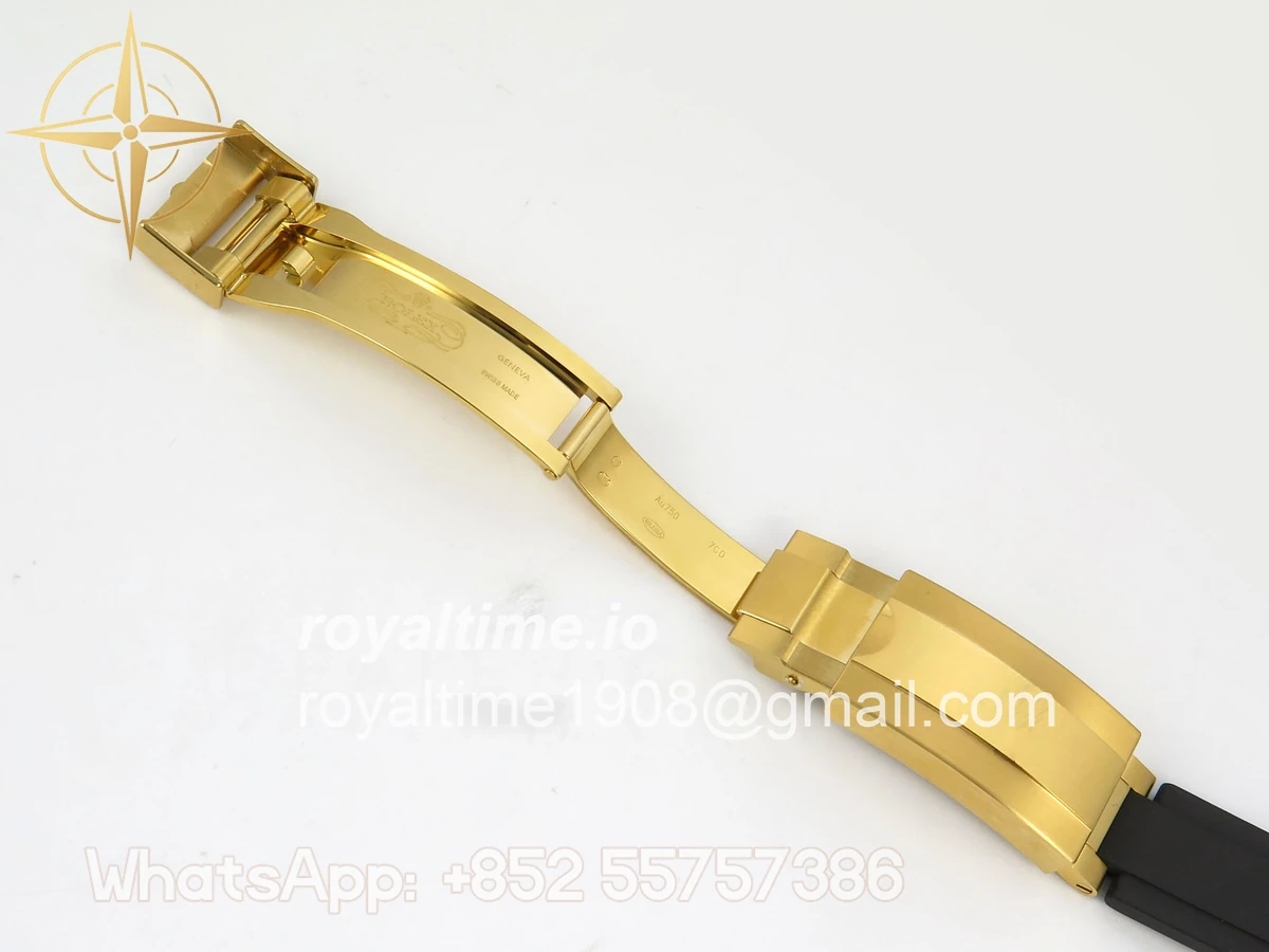 Rolex Daytona 126518 TMF YG/Black Dial on Oysterflex Strap SH4131 (Weighted) - Image 23