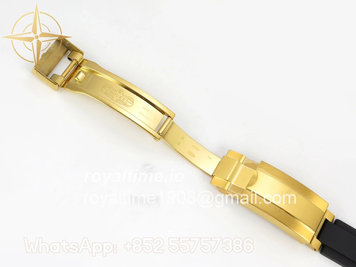 Rolex Daytona 126518 YG Clean Plus YG/Black Dial on Black Rubber Strap DD4131 - Image 23