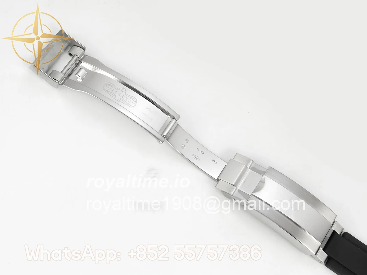 Rolex Daytona 126519 SS Clean Plus Black/Gray Dial on Black Rubber Strap DD4131 - Image 23