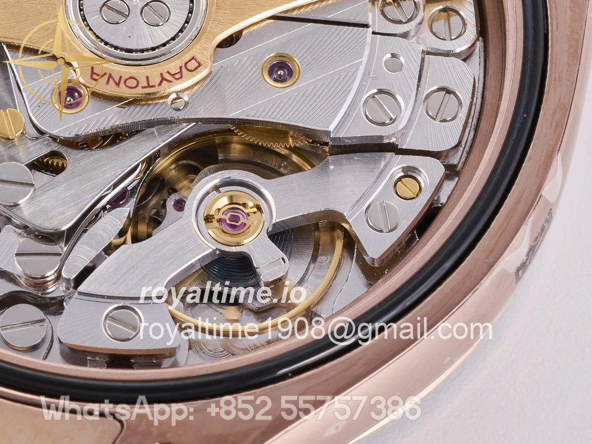 Rolex Daytona 126525 LN Le Mans QF on RG Bracelet JH4132 Free Sprung (Weighted) 175g - Image 23