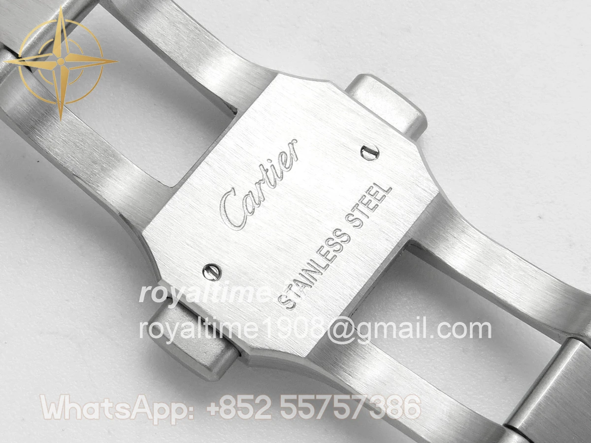 Cartier Santos de Cartier Skeleton SS MLF Skeleton Dial on SS SmartLink Bracelet 9611MC - Image 23