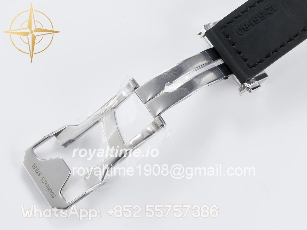 Hublot Classic Fusion 38mm SS JJF Gray Dial on Black Gummy Leather Strap - Image 23