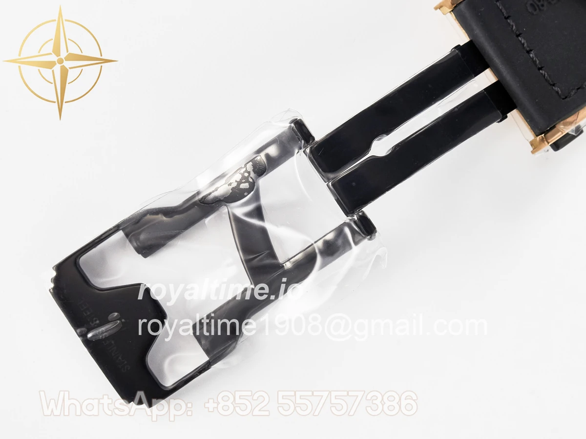 Hublot Classic Fusion 42mm RG JJF Green Dial on Green Gummy Leather Strap - Image 23