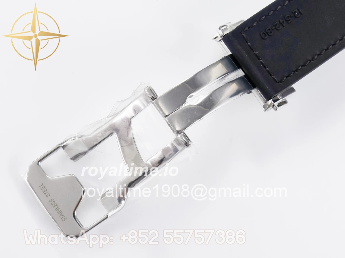 Hublot Classic Fusion 42mm SS JJF Black Dial on Black Gummy Leather Strap - Image 23