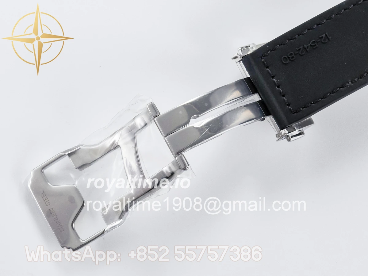 Hublot Classic Fusion 42mm SS JJF Gray Dial on Black Gummy Leather Strap - Image 23