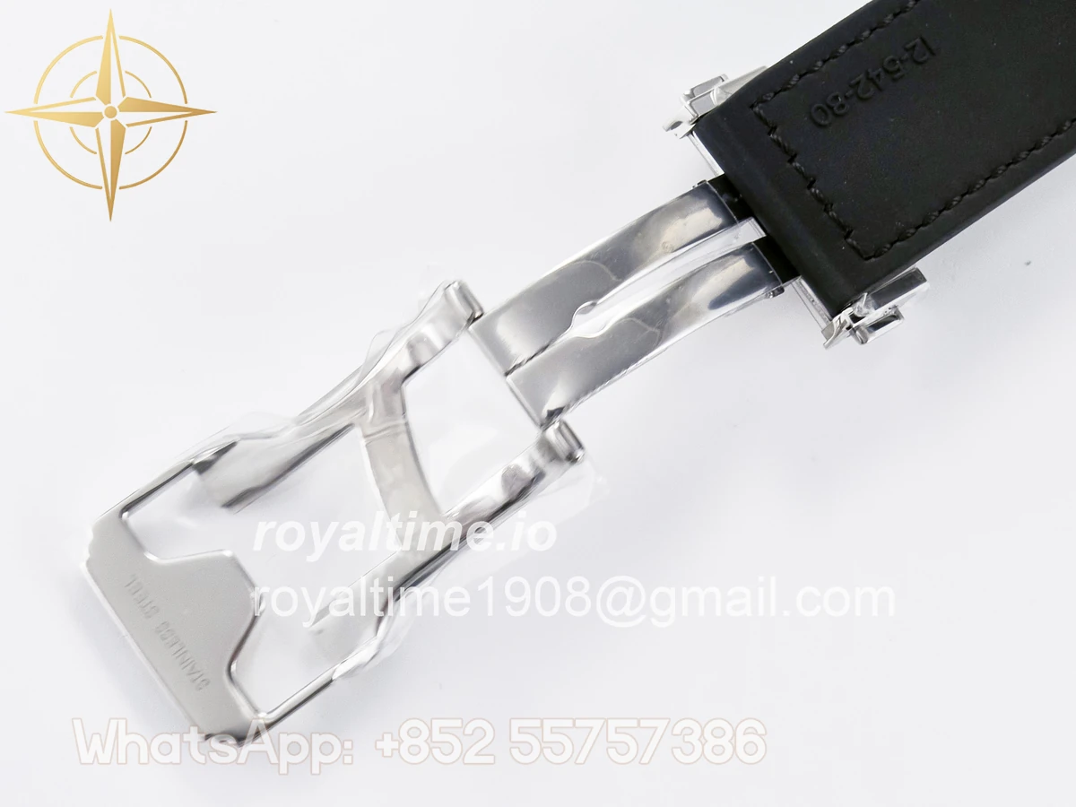 Hublot Classic Fusion 42mm SS JJF White Dial on Black Gummy Leather Strap - Image 23