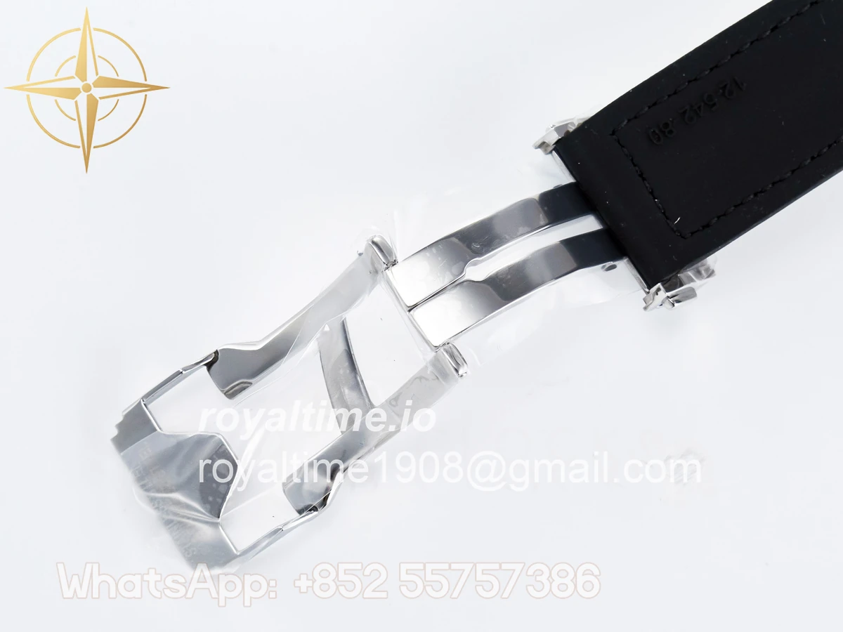 Hublot Classic Fusion Bang 42mm HBF Black Dial Diamonds Bezel on Black Leather Strap A2892 - Image 23