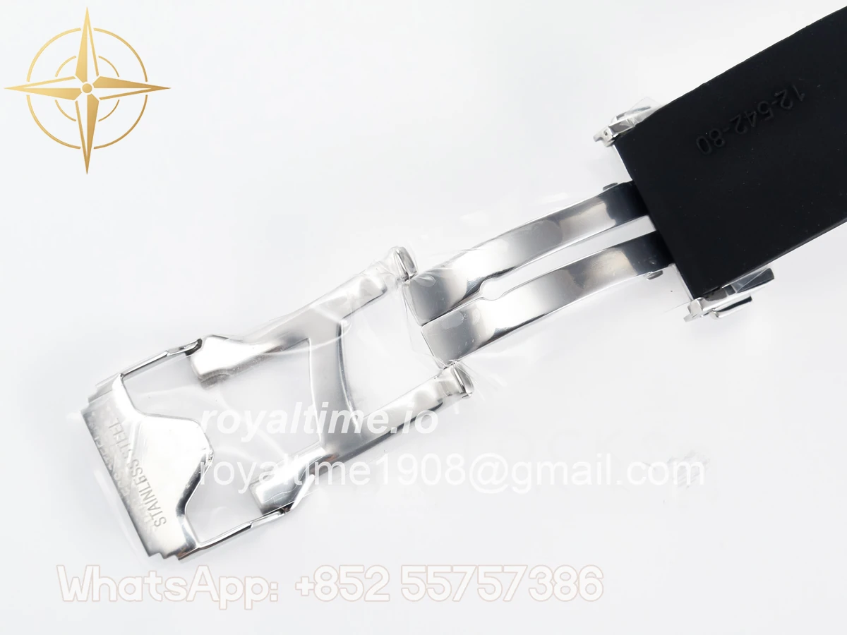 Hublot Classic Fusion Bang 42mm HBF Black Dial Diamonds Bezel on Black Rubber Strap A2892 - Image 23