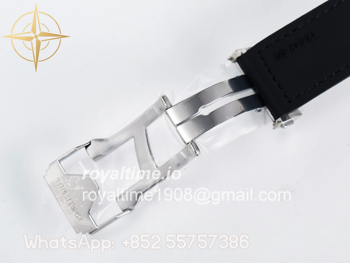 Hublot Classic Fusion Bang 42mm HBF Gray Dial on Gray Leather Strap A2892 - Image 23