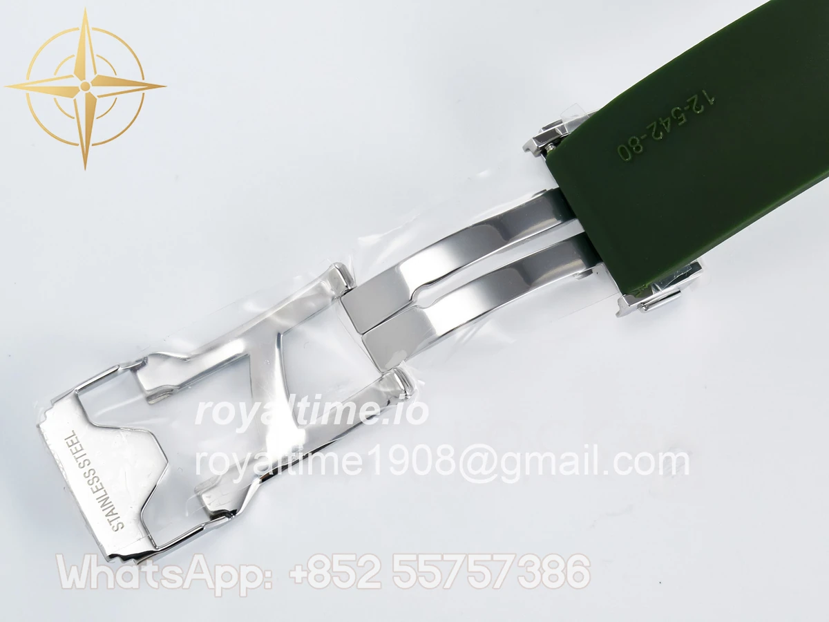 Hublot Classic Fusion Bang 42mm HBF Green Dial on Green Rubber Strap A2892 - Image 23