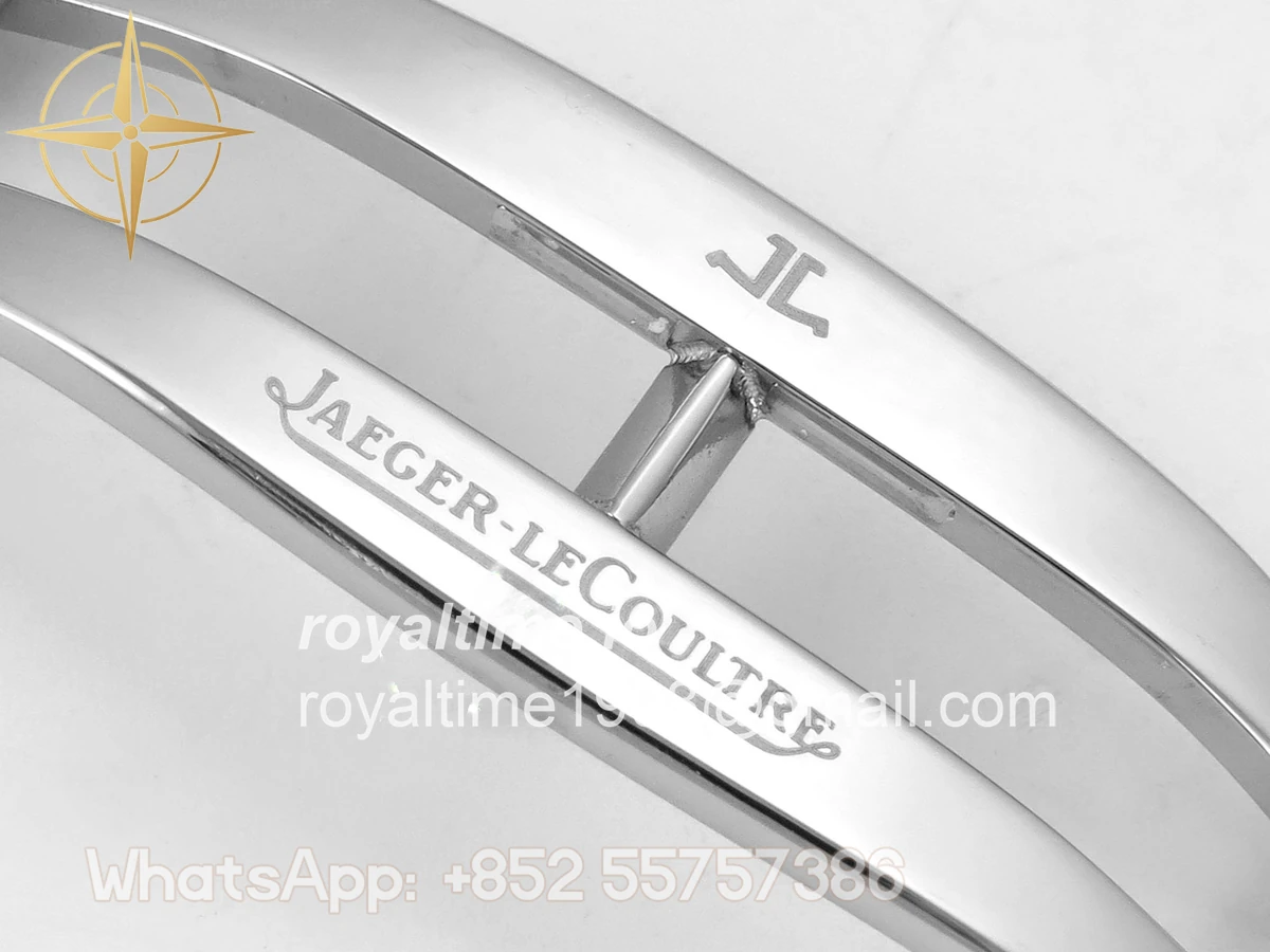 Jaeger-LeCoultre Master Ultra Thin Power Reserve SS APSF Silver Dial on Black Leather Strap DD938 - Image 23