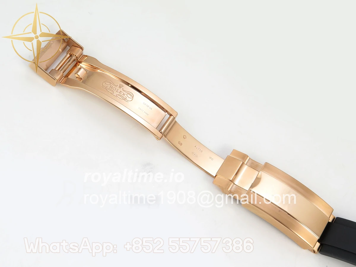 Rolex Yacht-Master 126655 SCF 3D Black Ceramic Bezel on Black Rubber Strap DD3235 - Image 23