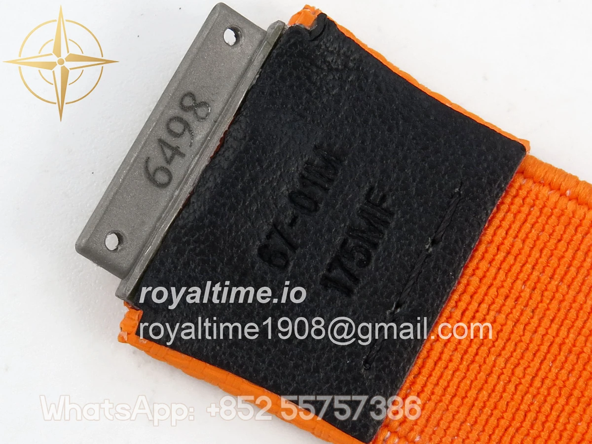 Richard Mille AVF RM67-02 McLaren Black NTPT Spain Skeleton Dial on Orange Elastic strap CRMA7 - Image 23