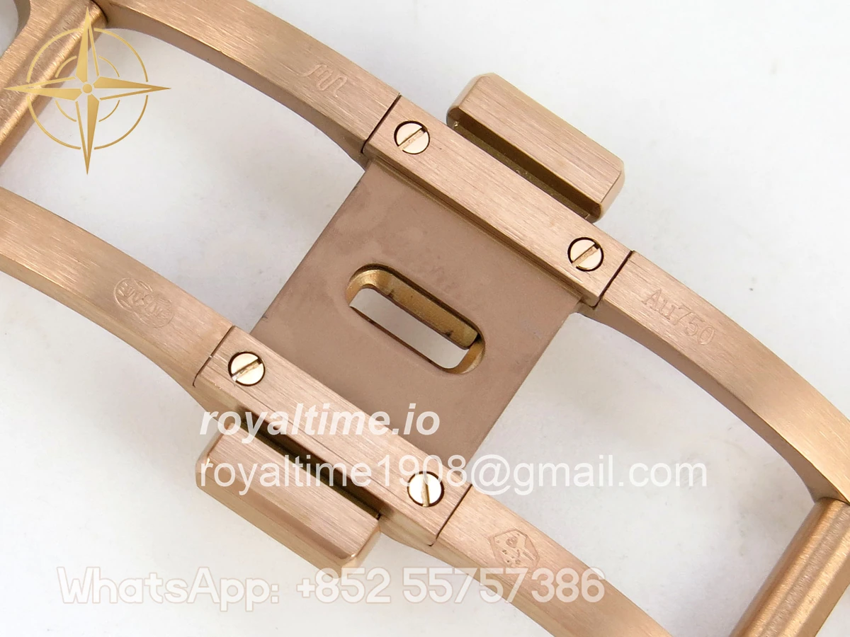 Audemars Piguet Royal Oak Chrono 26240 Frosted RG DDF Blue Dial on RG Bracelet DD4401 - Image 23