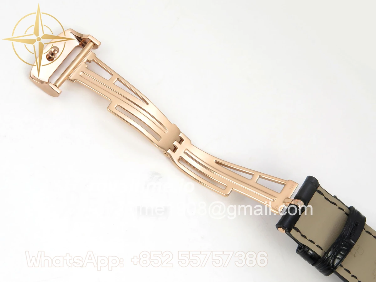 Audemars Piguet Royal Oak Chrono 26240 RG DDF Black Dial on Black Leather Strap DD4401 Gain Weight (SW Dial) - Image 23