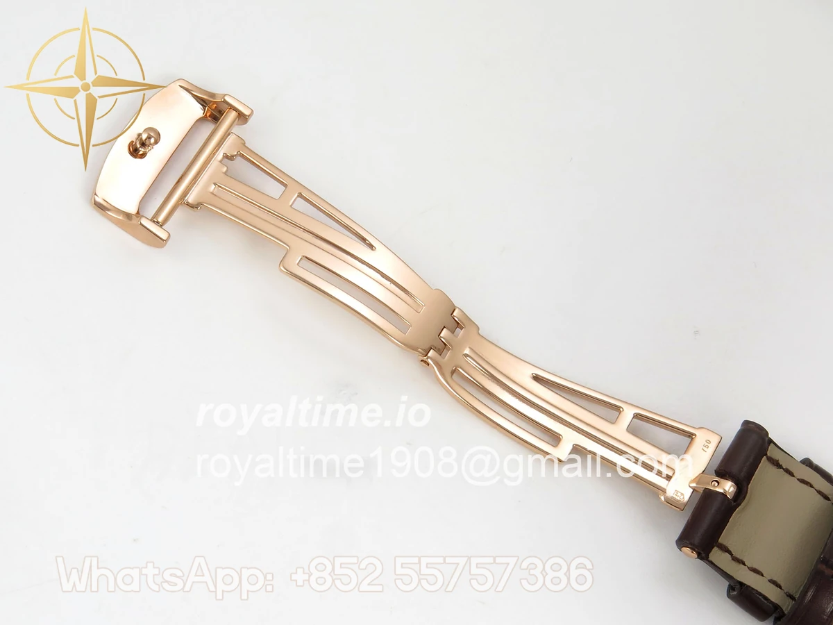 Audemars Piguet Royal Oak Chrono 26240 RG DDF White Dial on Brown Leather Strap DD4401 Gain Weight (SW Dial) - Image 23