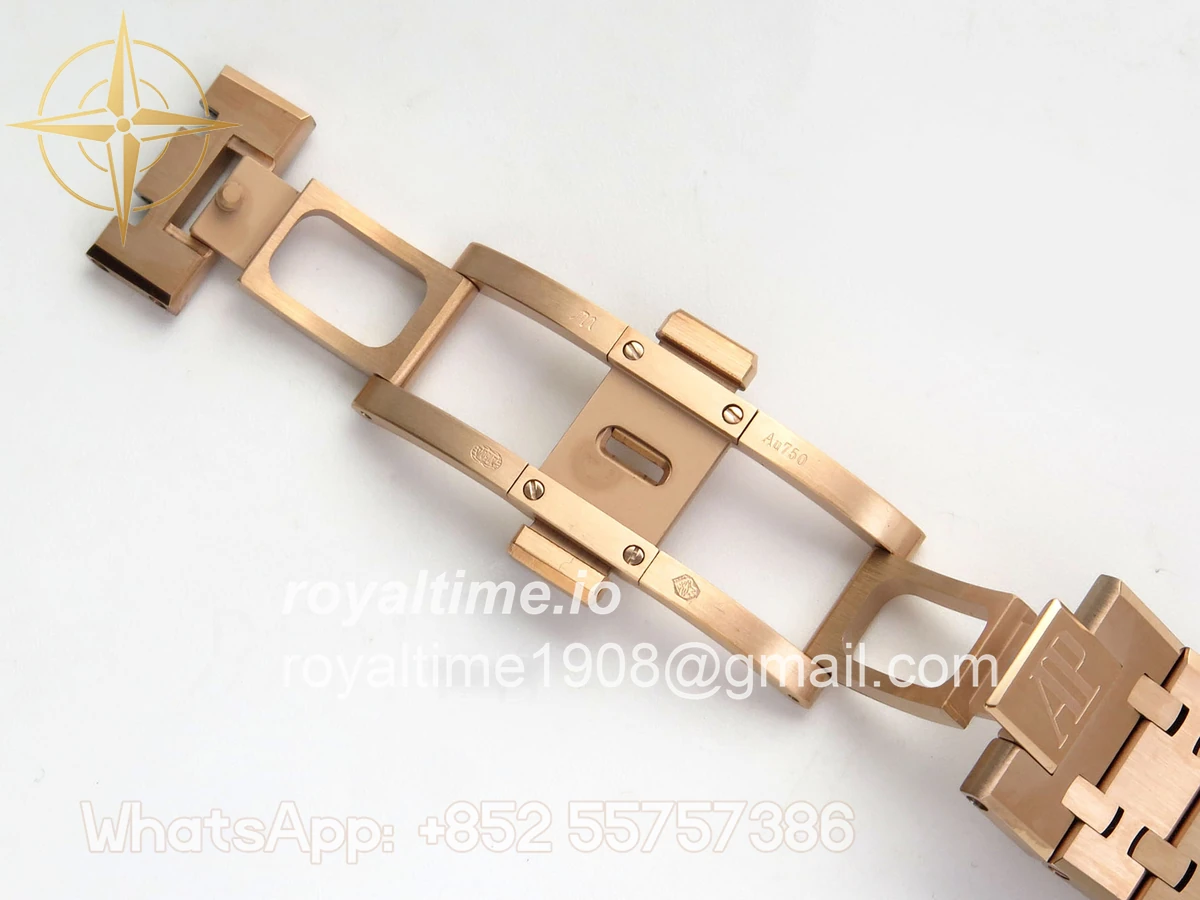 Audemars Piguet Royal Oak Chrono 26240 RG DDSF Blue Dial on RG Bracelet DD4401 - Image 23