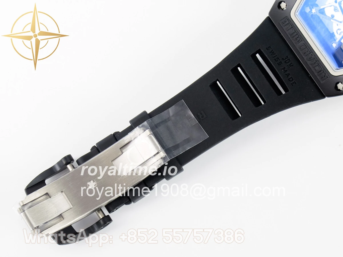 Richard Mille RM035-02 Black Ceramic SONIC Skeleton Dial on Black Rubber Strap RMUL1 - Image 23