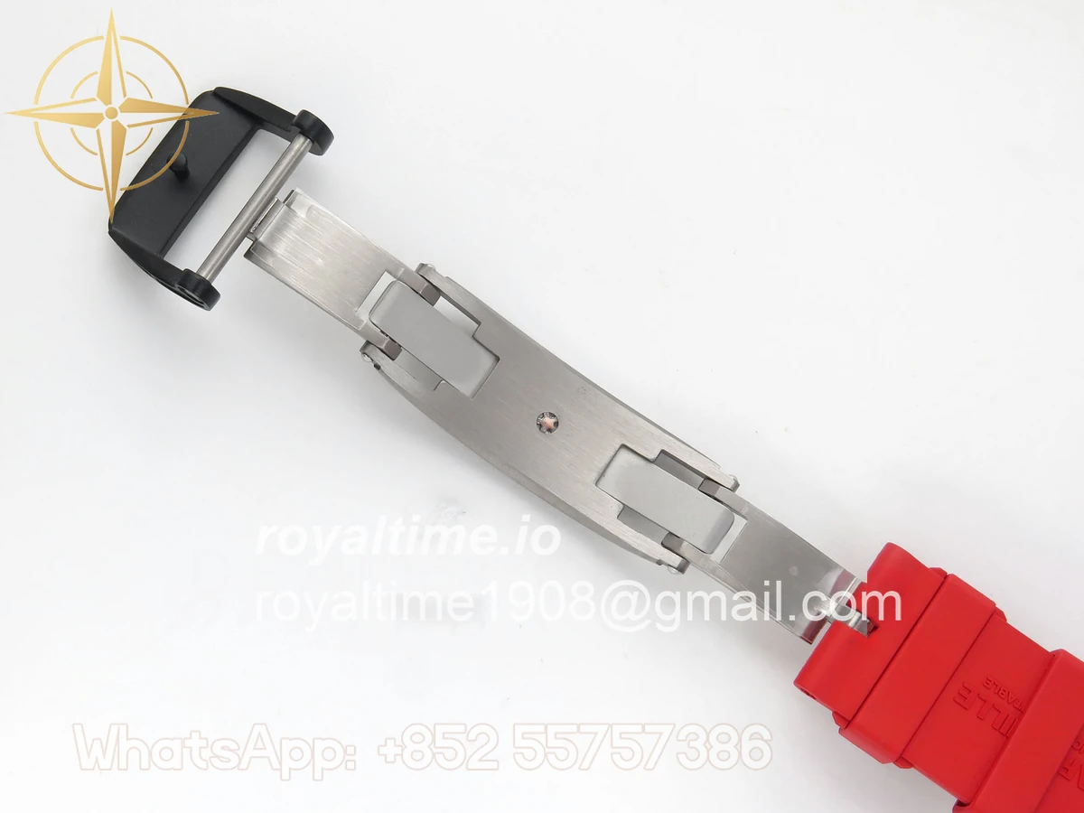 Richard Mille RM035-02 NTPT ZF Skeleton Dial on Red Rubber Strap RMAL1 V7 - Image 23