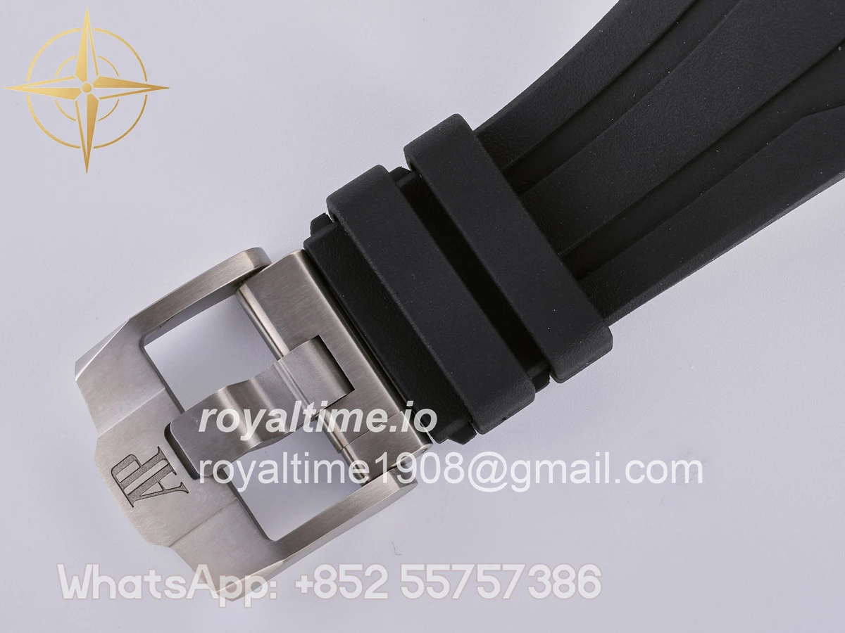 Audemars Piguet Royal Oak Offshore 43mm 26420so SS DDF Black/White Dial on Black Rubber Strap DD4401 - Image 23