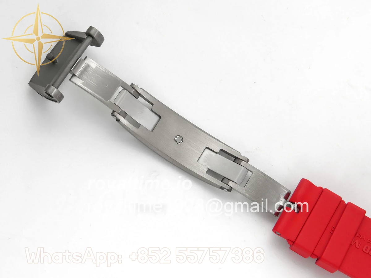 Richard Mille RM055 Black Ceramic APSF on Red Inner Bezel on Red Rubber Strap RMUL2 - Image 23