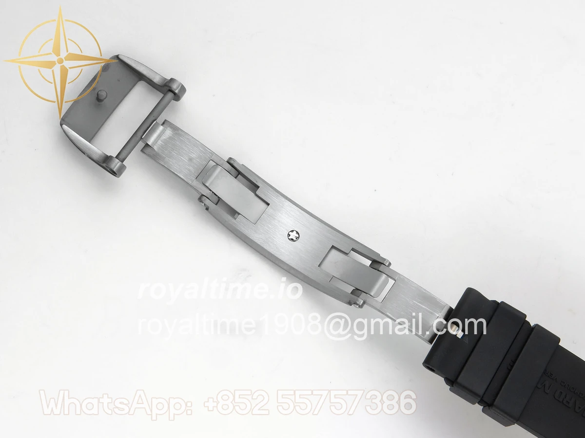 Richard Mille RM055 Black Ceramic APSF on RG Inner Bezel on Black Rubber Strap RMUL2 - Image 23