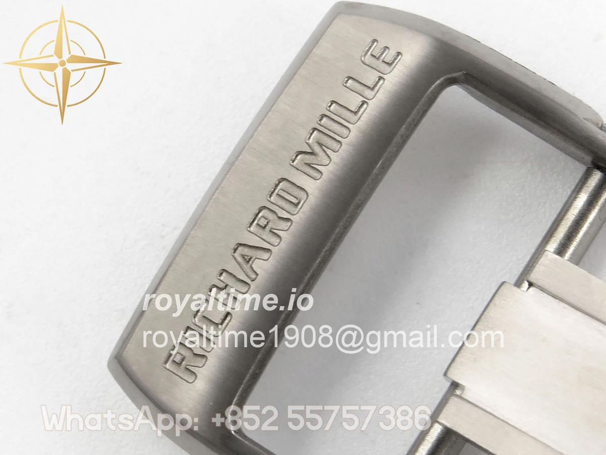 Richard Mille RM055 Gray Ceramic MLF on Gray Rubber Strap RMUL2 V2 (Brushed Ribs) - Image 23