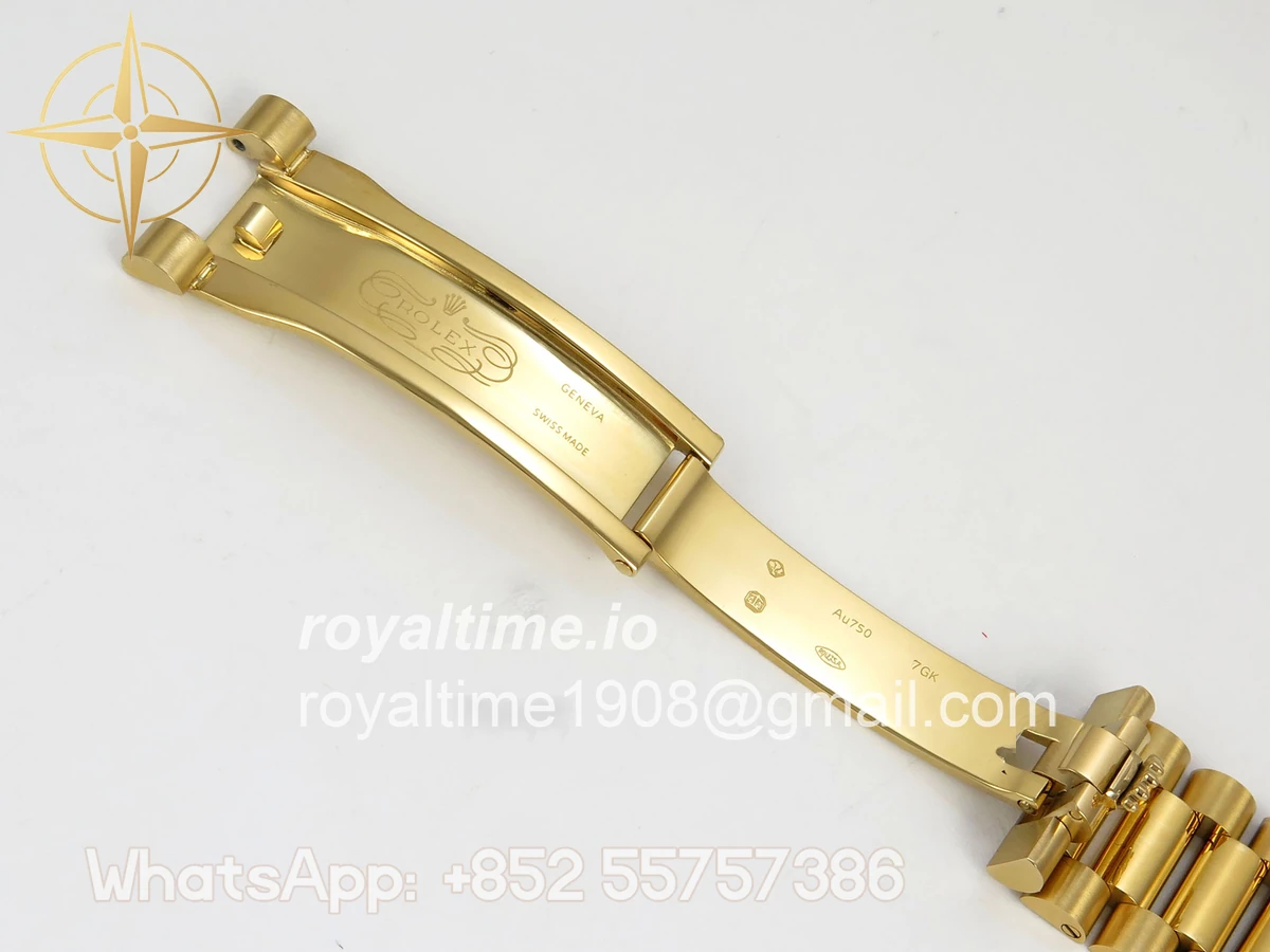 Rolex Day Date 40 YG 228238 QF YG Roman Dial on President Bracelet VR3255 V8 (190g) - Image 23