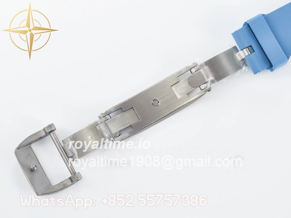 Richard Mille RM53-02 Transparent Tourbillon RMF Skeleton Dial on Blue Rubber Strap - Image 23