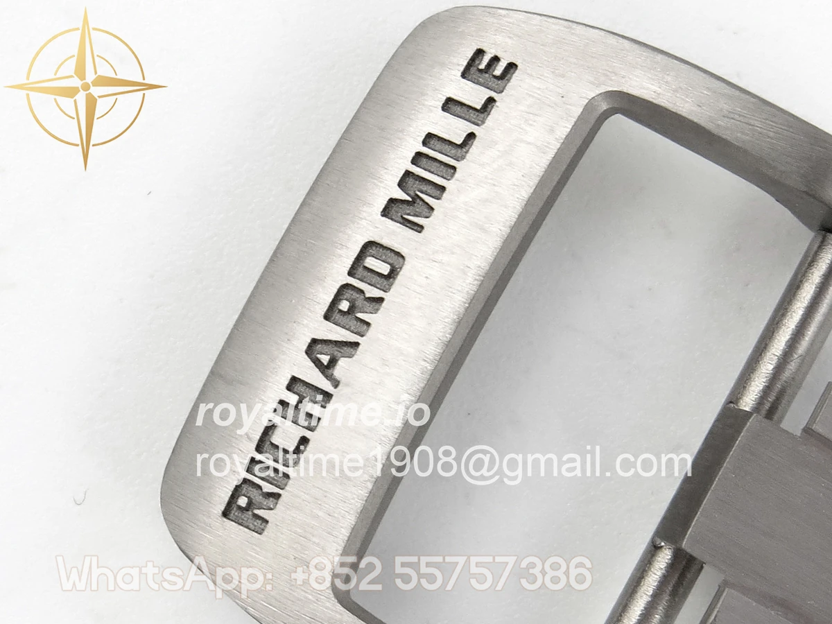 Richard Mille AVF RM055 Gray Cemira on Gray Rubber Strap Vaucher RMUL2 Free Sprung (Mod) - Image 24