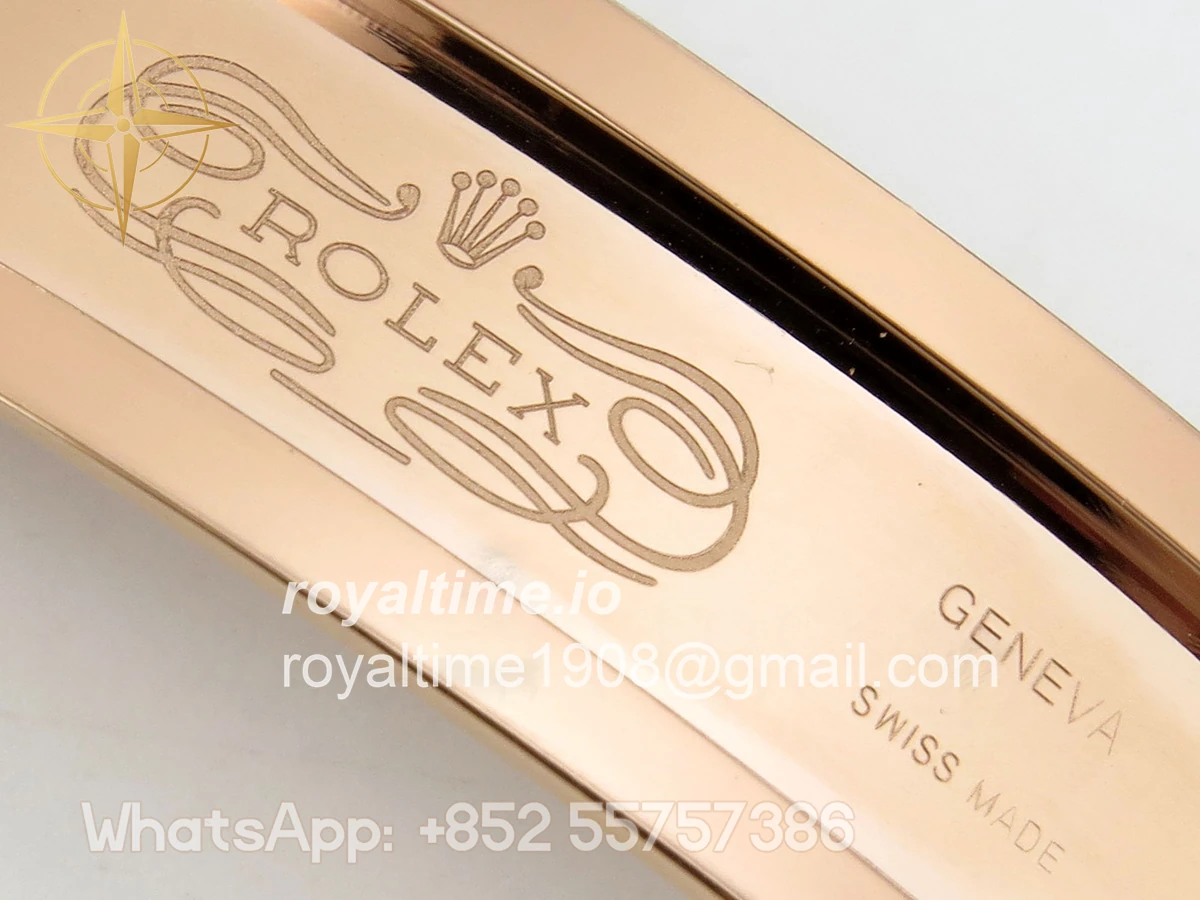 Rolex Daytona 126515 ARF Black/RG Stick Dial on Oysterflex Strap DD4131 V2 (Weighted) - Image 24