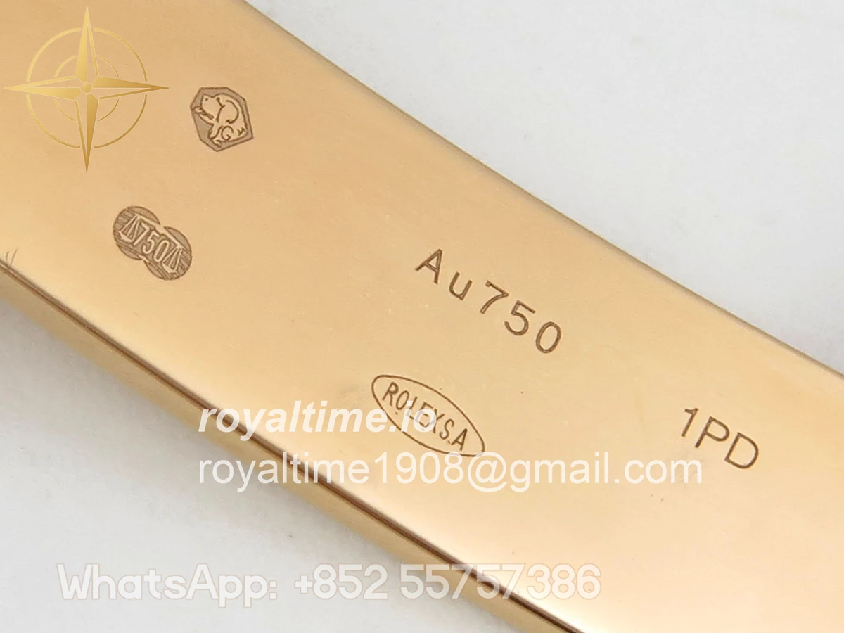 Rolex Daytona 126515 TMF Black/RG Diamonds Dial on Oysterflex Strap DD4131(162g) - Image 24