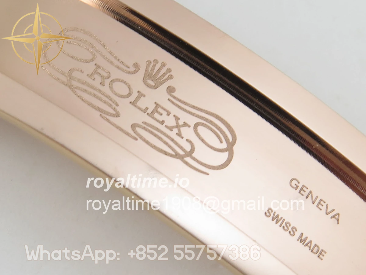 Rolex Day Date 40 RG TMF Brown Ombre Roman Dial on President Bracelet VR3255 (220g) - Image 24