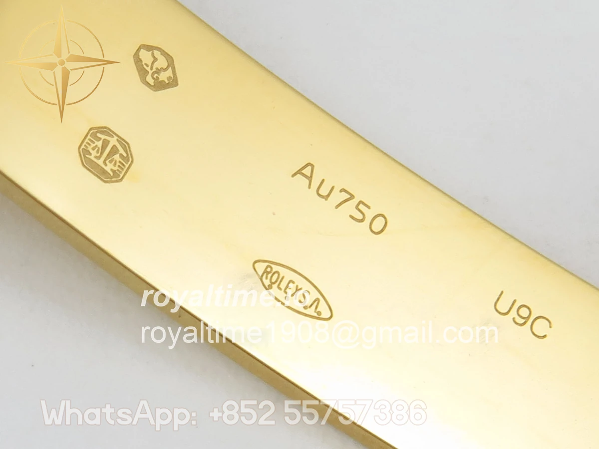 Rolex Daytona 126518 UFO YG/Black Stick Dial on Oysterflex Strap UF4131 - Image 24