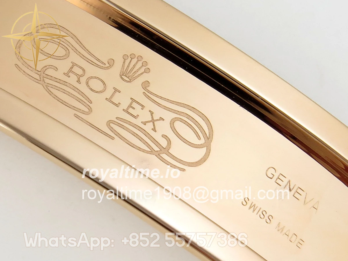 Rolex Daytona 126515 RG Clean Plus 904L Steel RG/Black Dial on Oysterflex Strap DD4131 - Image 24