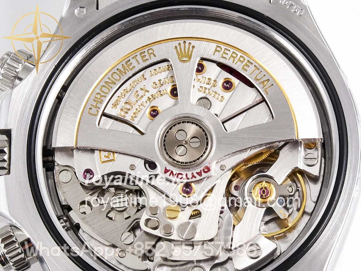 Rolex Daytona 126519 SS ARF Silver/Black Stick Dial on Oysterflex Strap DD4131 V2 (Weighted) - Image 24