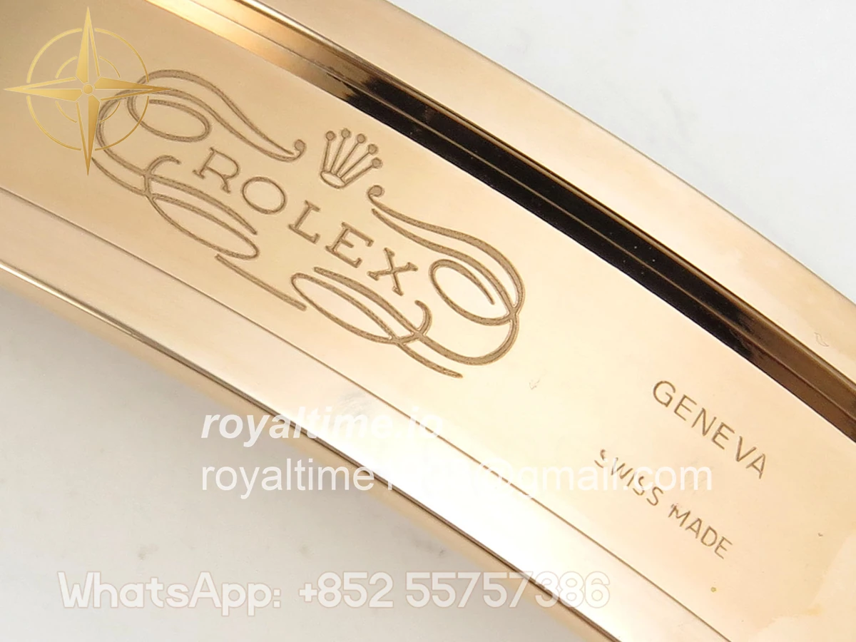 Rolex GMT-Master II 126715 CHNR Black/Brown Ceramic VF on RG Bracelet DD3285 - Image 24