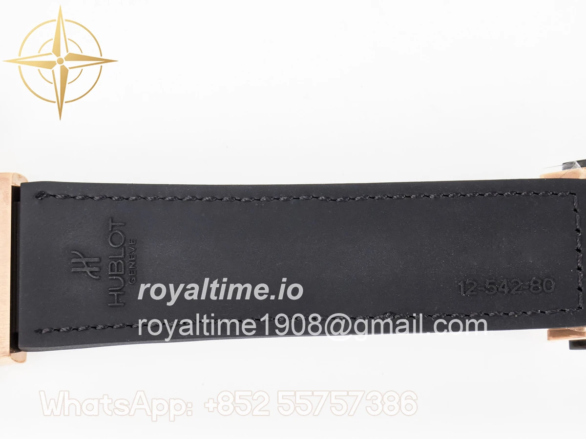 Hublot Classic Fusion 42mm RG JJF Green Dial on Green Gummy Leather Strap - Image 24