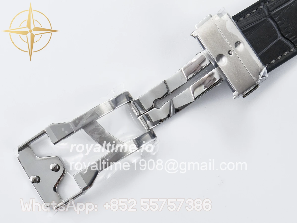 Hublot Classic Fusion 42mm SS JJF Gray Dial on Black Gummy Leather Strap - Image 24