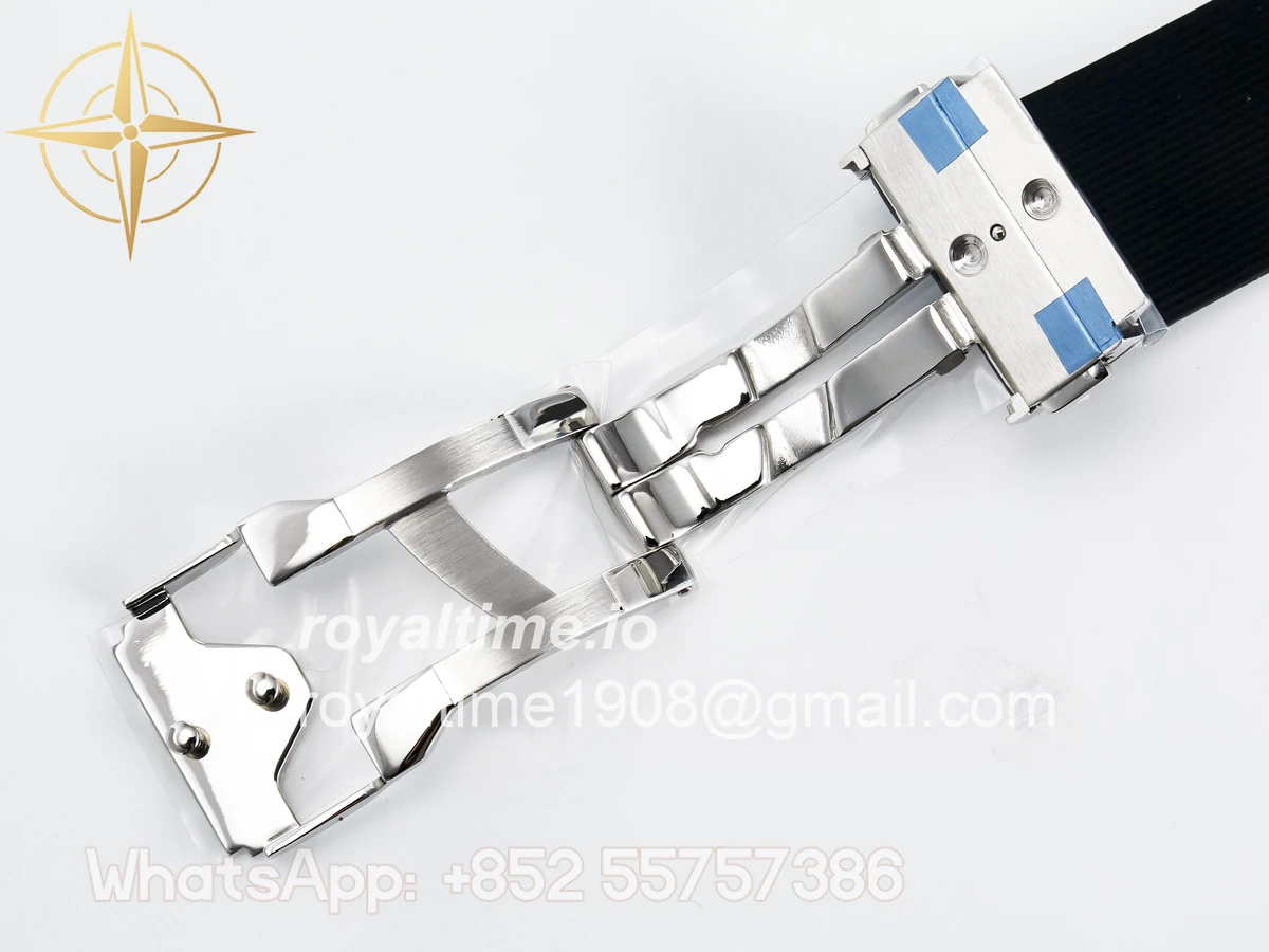 Hublot Classic Fusion Bang 42mm HBF Black Dial Diamonds Bezel on Black Rubber Strap A2892 - Image 24