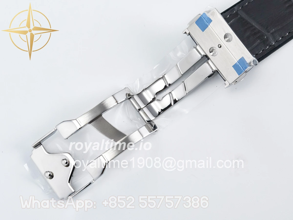 Hublot Classic Fusion Bang 42mm HBF Gray Dial Diamonds Bezel on Gray Leather Strap A2892 - Image 24