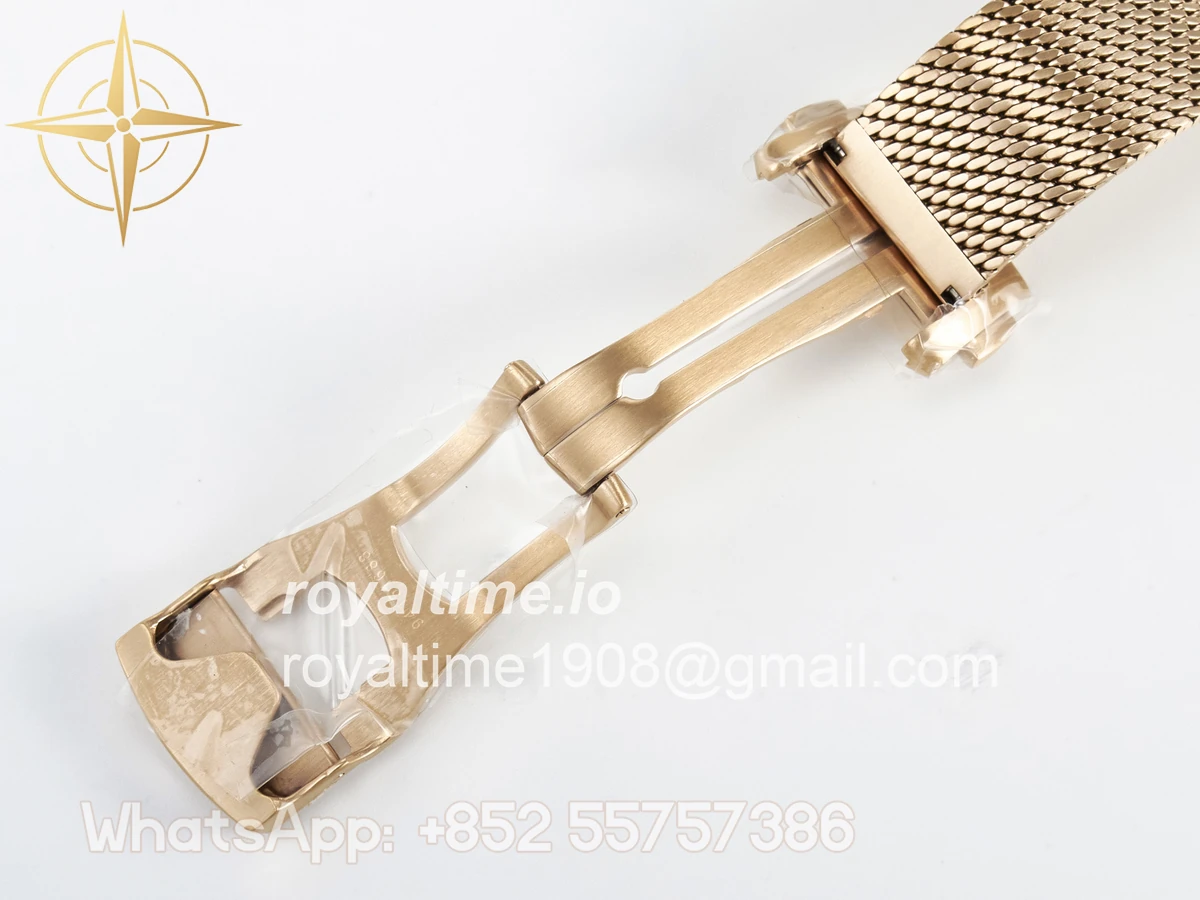 Omega Seamaster 300M Diver Rose Gold VSF Black Dial on Mesh Bracelet A8806 - Image 24