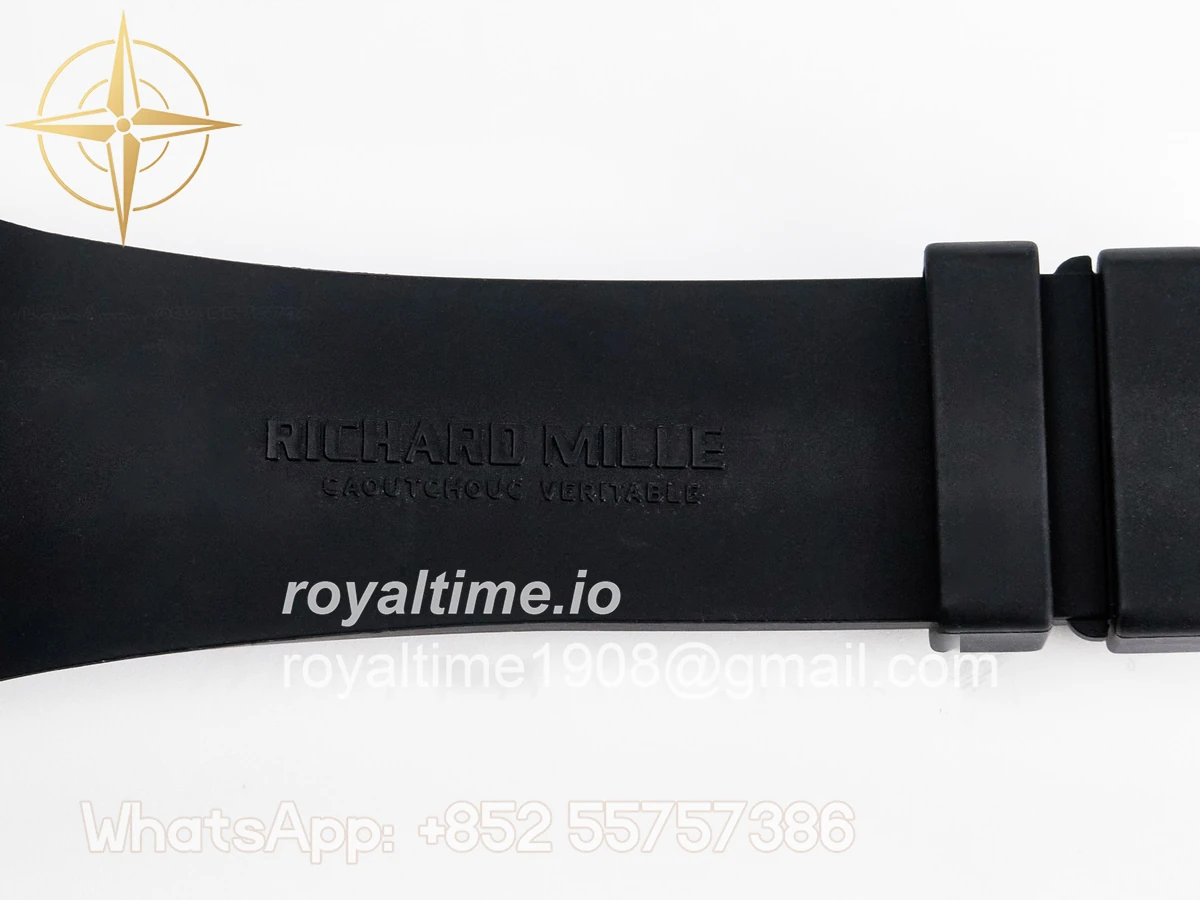Richard Mille RM 61-01 Yohan Blake White NTPT ZF on Black Rubber Strap RMUL2 - Image 24