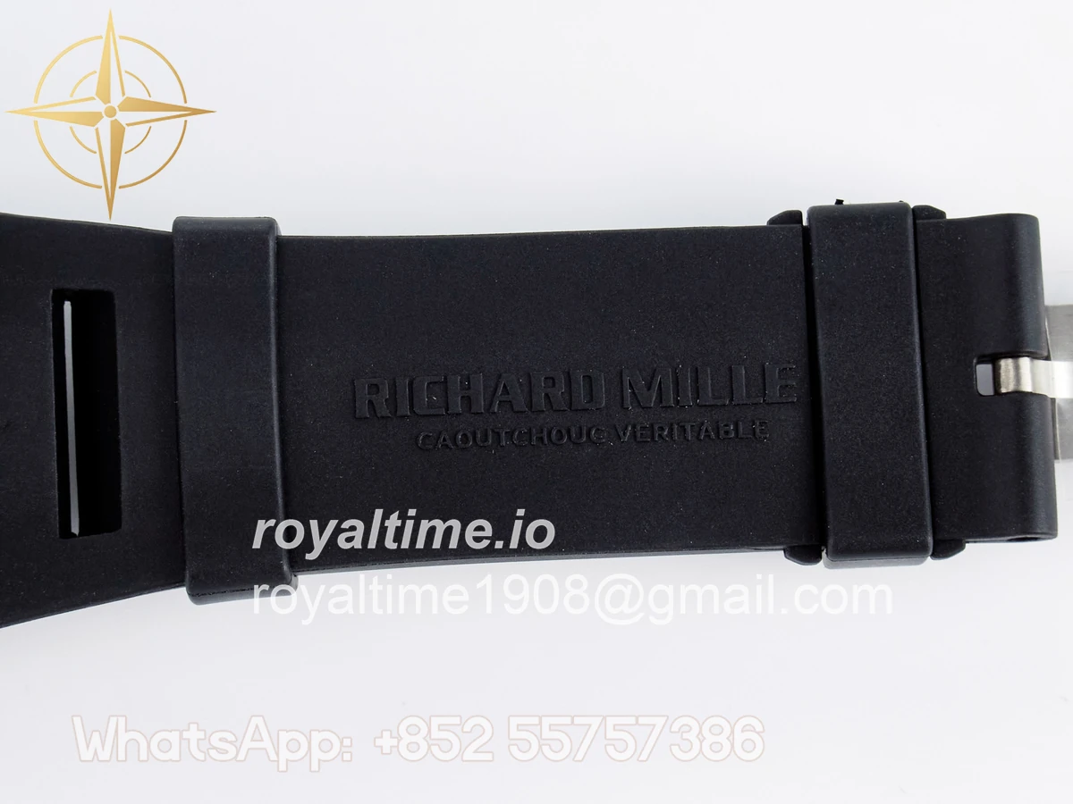 Richard Mille RM035-02 Black Ceramic SONIC Skeleton Dial on Black Rubber Strap RMUL1 - Image 24