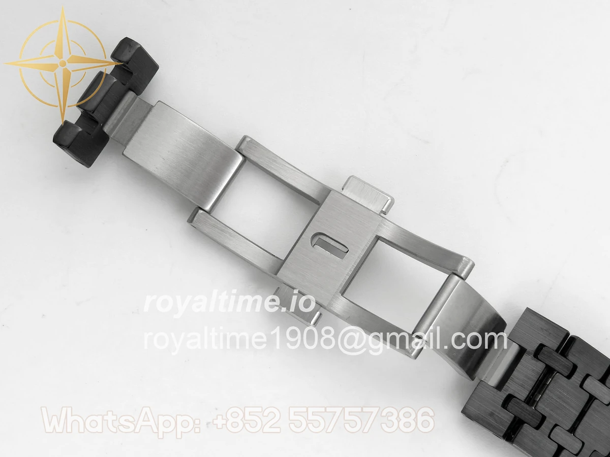 Audemars Piguet Royal Oak Chrono 26240 Black Ceramic Blue Dial APSF on Ceramic Bracelet SA4401 - Image 24