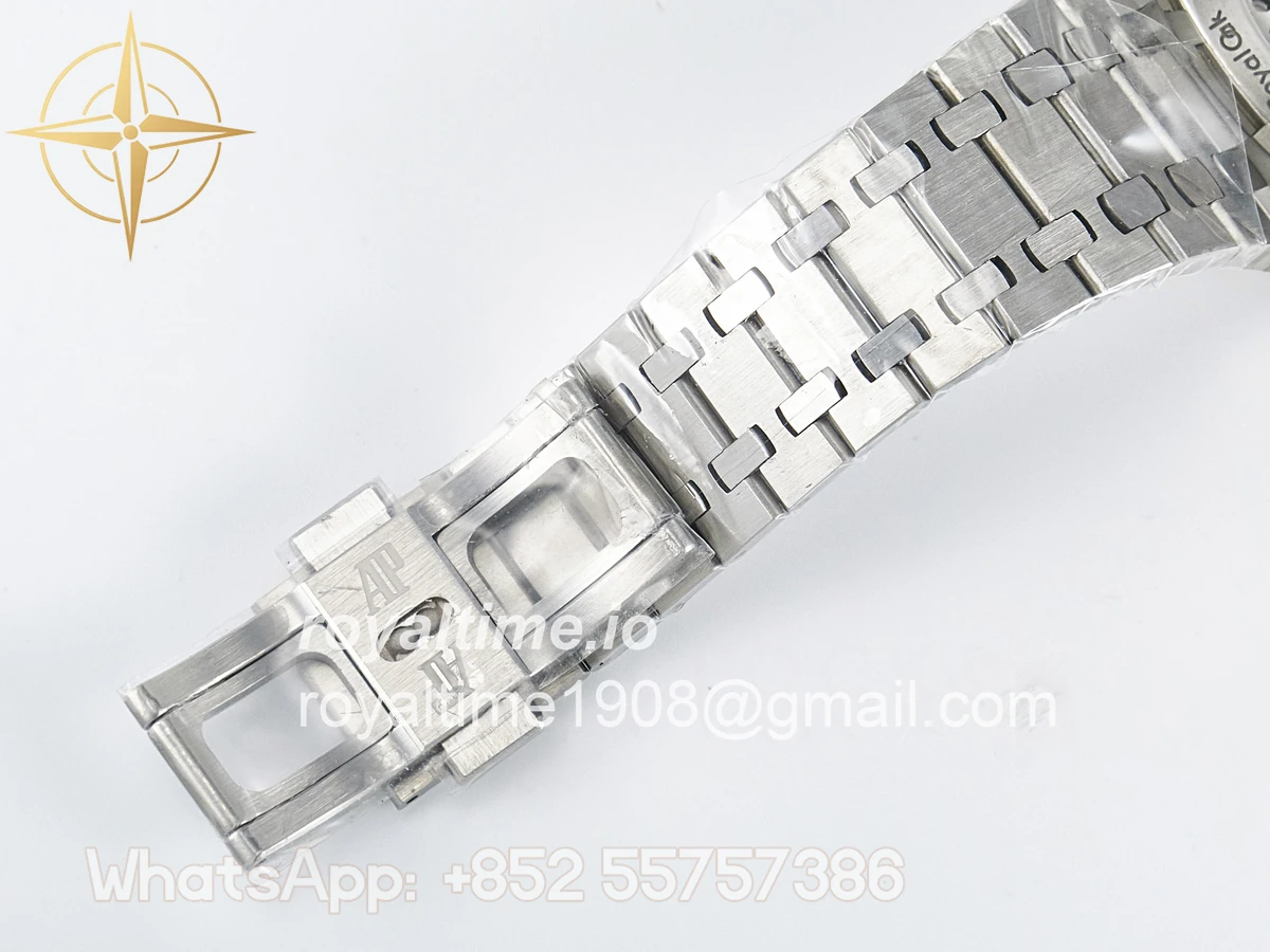 Audemars Piguet Royal Oak Chrono 26240 Frosted SS APSF Gray/Black Dial on Bracelet SA4401 - Image 24