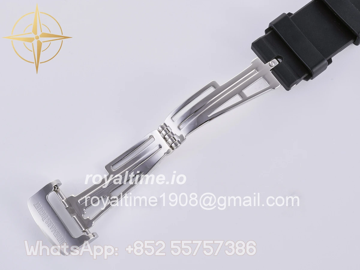 Audemars Piguet Royal Oak Chrono 26240 SS DDF Black Dial on Black Rubber Strap DD4401 (50th Anniversary) - Image 24