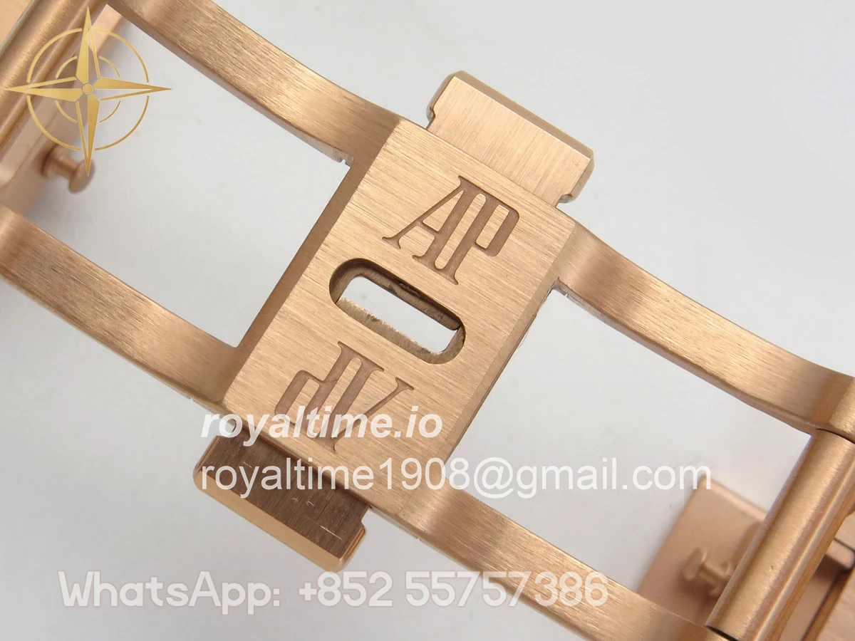 Audemars Piguet Royal Oak Chrono 26331 RG APWF Blue/RG Dial on RG Bracelet A2385 - Image 24