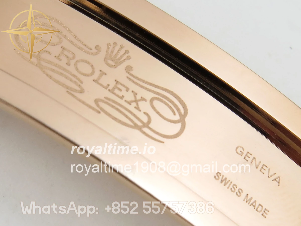 Rolex Day Date 40 RG TMF Brown Roman Dial on President Bracelet VR3255 (220g) - Image 24