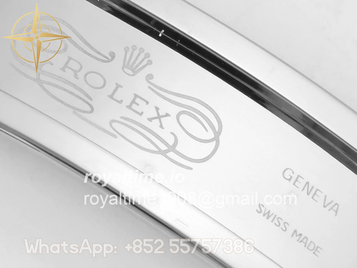 Rolex Day Date 40 SS TMF Silver Textured Stick Dial on President Bracelet VR3255 (Weighted) 208g - Image 24